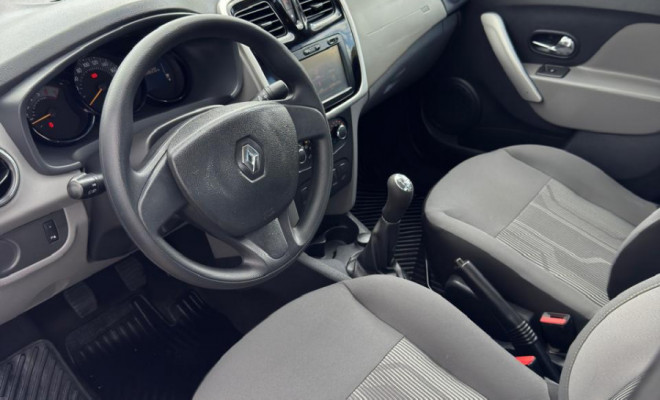 RENAULT LOGAN EXPR. AVANTAGE 1.0 2018 | ESPAÇO, ECONOMIA E PROCEDÊNCIA DE ÚNICA DONA.-6