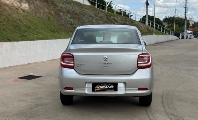 RENAULT LOGAN EXPR. AVANTAGE 1.0 2018 | ESPAÇO, ECONOMIA E PROCEDÊNCIA DE ÚNICA DONA.-1