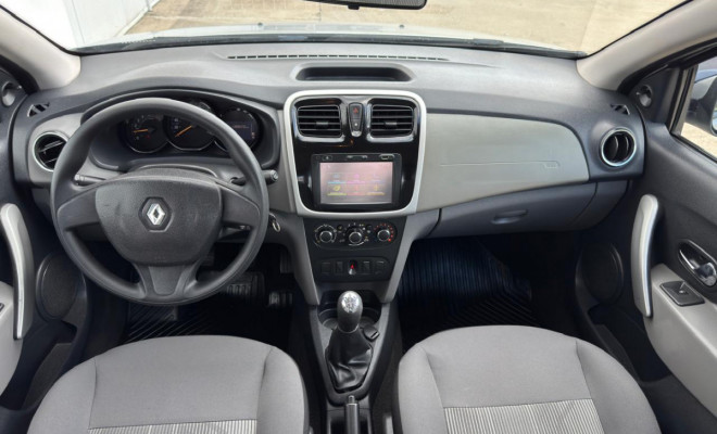 RENAULT LOGAN EXPR. AVANTAGE 1.0 2018 | ESPAÇO, ECONOMIA E PROCEDÊNCIA DE ÚNICA DONA.-3