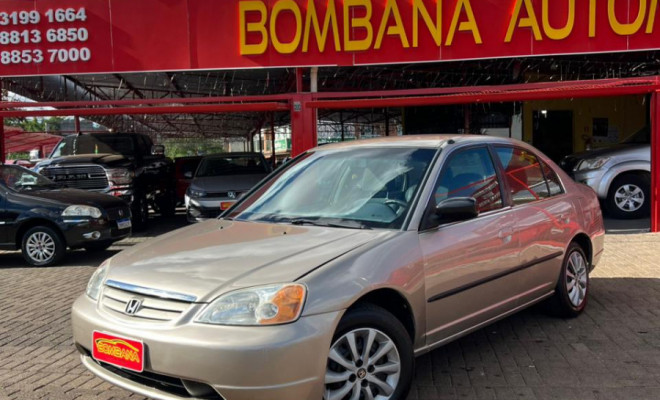 Honda Civic Sedan LX 1.7 16V 115cv Mec. 4p 2001 Gasolina