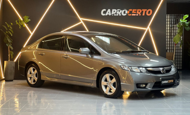 Honda Civic Sedan LXS 1.8 Aut. 2009 Flex   Esportivo e seguro