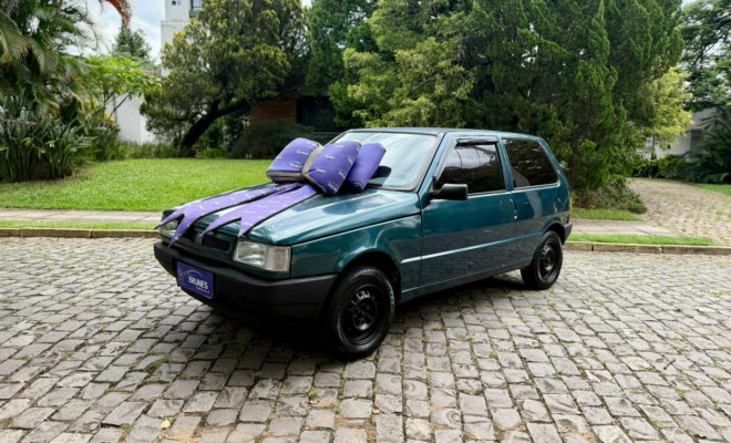 Fiat Uno Mille/ Mille EX/ Smart 2p 2001 Álcool-5