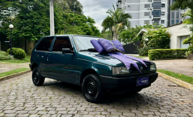 Fiat Uno Mille/ Mille EX/ Smart 2p 2001 Álcool-0