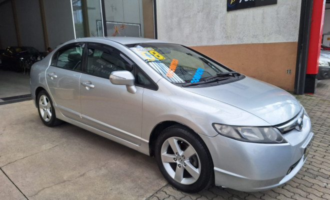 Honda Civic Sedan LXS 1.8/1.8 Flex 16V Aut. 4p 2008 Gasolina-0