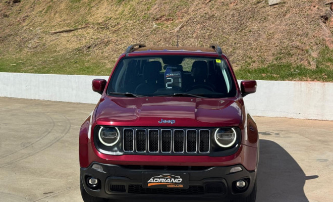 RENEGADE LONGITUDE 1.8 AUT. 2021 | COMPLETO, ELEGANTE E PRONTO PARA VOCÊ-0