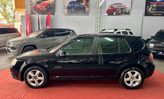 VW - VolksWagen Golf Sportline 1.6 Mi Total Flex 8V 4p 2008 Flex-2