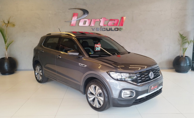 VW - VolksWagen T-Cross Hig. 250 TSI 1.4 Flex 16V 5p Aut 2020 Flex C/IPVA 2026 PAGO