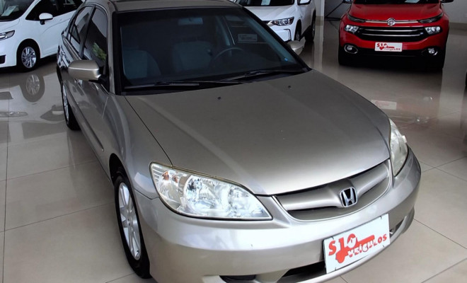 Honda Civic Sedan LX 1.7 16V 115cv Mec. 4p 2005 Gasolina