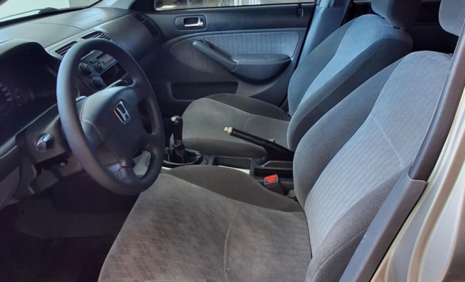 Honda Civic Sedan LX 1.7 16V 115cv Mec. 4p 2005 Gasolina-10