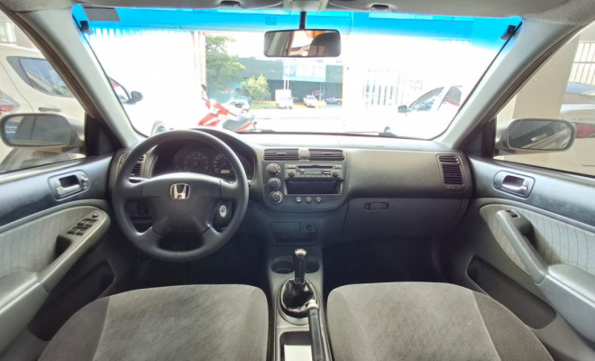 Honda Civic Sedan LX 1.7 16V 115cv Mec. 4p 2005 Gasolina-7