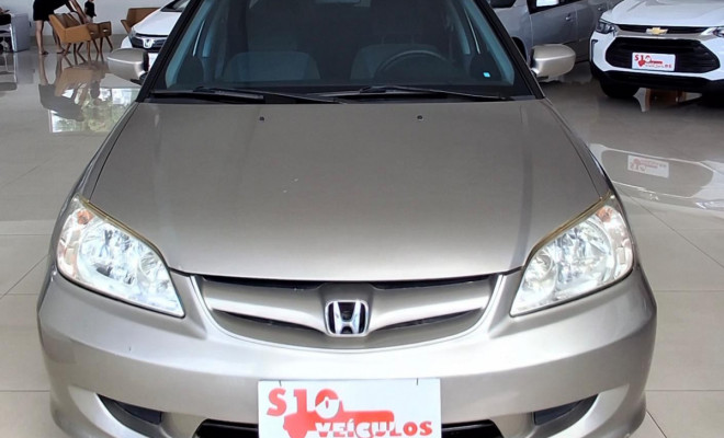 Honda Civic Sedan LX 1.7 16V 115cv Mec. 4p 2005 Gasolina-0