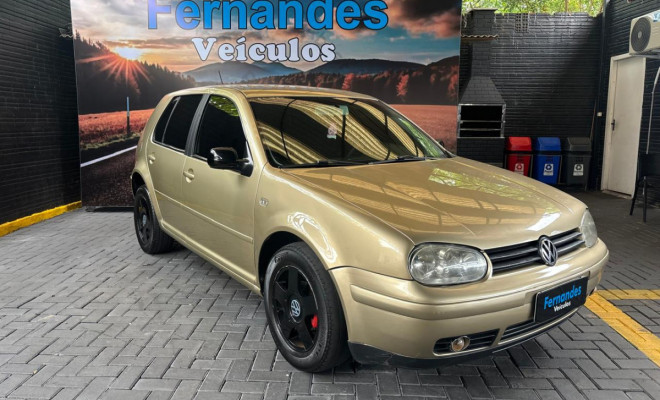 VW - VolksWagen Golf 1.6Mi/ 1.6Mi Gener./Black & Silver 2001 Gasolina-1