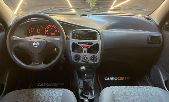 Fiat Palio Celebration 1.0  2008 Flex ÓTIMO PARA DIA A DIA COMPLETO-4