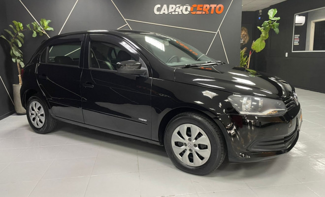 VW - VolksWagen Gol (novo) 1.0 2014   Completo    Bancos em couro-0