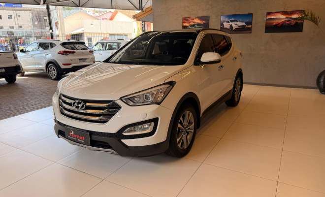 Hyundai Santa Fe/GLS 3.3 V6 4X4 Tiptronic 2016 Gasolina 7 LUGARES-0