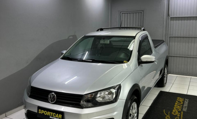 VW - VolksWagen Saveiro Trendline 1.6 T.Flex 8V 2021 Flex-0