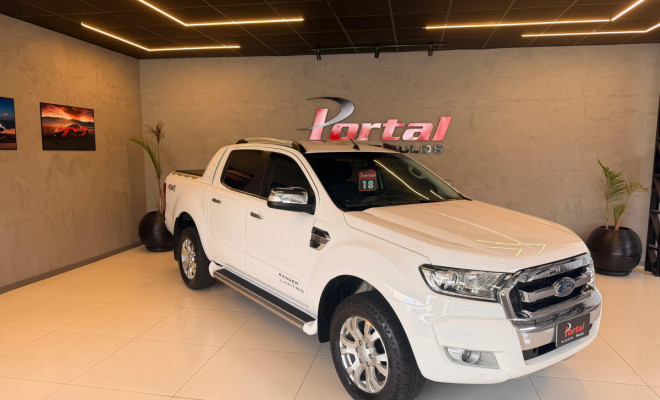 Ford Ranger Limited 3.2 4x4 CD Diesel Aut. 2018 Diesel C/IPVA 2026 PAGO