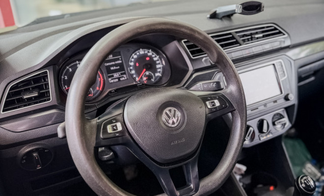 VW - VolksWagen Saveiro Trendline 1.6 T.Flex 8V 2020 Flex-5