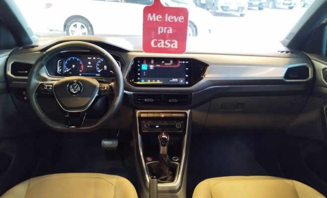 VW - VolksWagen T-Cross Comfor. 200 TSI 1.0 Flex 5p Aut. 2021 Flex C/TETO PANORAMICO E IPVA 2026 PAGO-6