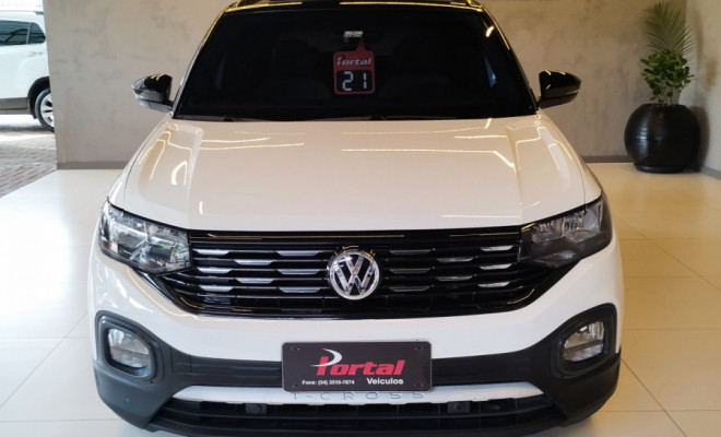 VW - VolksWagen T-Cross Comfor. 200 TSI 1.0 Flex 5p Aut. 2021 Flex C/TETO PANORAMICO E IPVA 2026 PAGO-1
