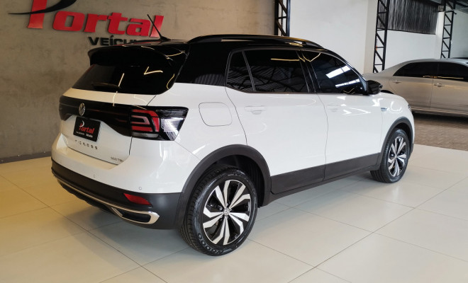 VW - VolksWagen T-Cross Comfor. 200 TSI 1.0 Flex 5p Aut. 2021 Flex C/TETO PANORAMICO E IPVA 2026 PAGO-3