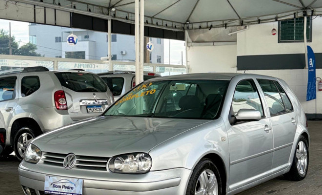 VW - VolksWagen Golf 1.6Mi/ 1.6Mi Gener./Black & Silver 2003 Gasolina