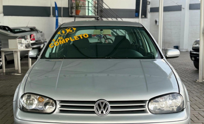 VW - VolksWagen Golf 1.6Mi/ 1.6Mi Gener./Black & Silver 2003 Gasolina-1