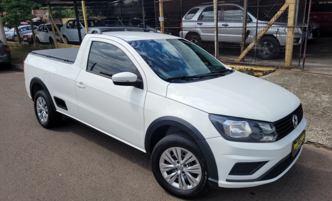 VW - VolksWagen Saveiro Trendline 1.6 T.Flex 8V 2020 Flex-1