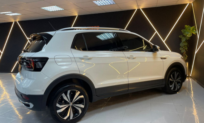 VW - VolksWagen T-Cross Hig. 250 TSI 1.4  Aut 2021 Flex  C/TETO SOLAR-3