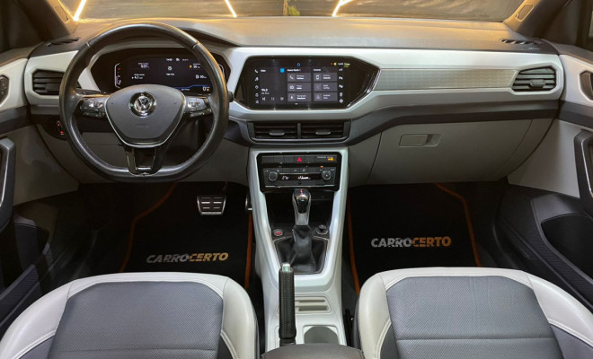 VW - VolksWagen T-Cross Hig. 250 TSI 1.4  Aut 2021 Flex  C/TETO SOLAR-4