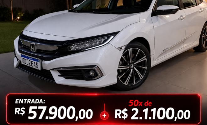 Honda Civic Sedan TOURING 1.5 Turbo 16V Aut.4p 2018 Flex