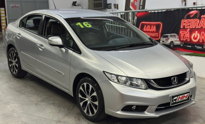 Honda Civic Sedan LXR 2.0 Flexone 16V Aut. 4p 2016 Flex