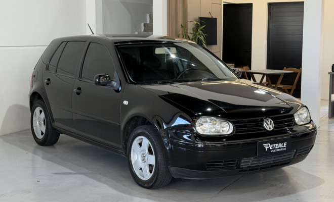 VW - VolksWagen Golf 1.6Mi/ 1.6Mi Gener./Black & Silver 2003 Gasolina-4