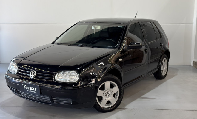 VW - VolksWagen Golf 1.6Mi/ 1.6Mi Gener./Black & Silver 2003 Gasolina