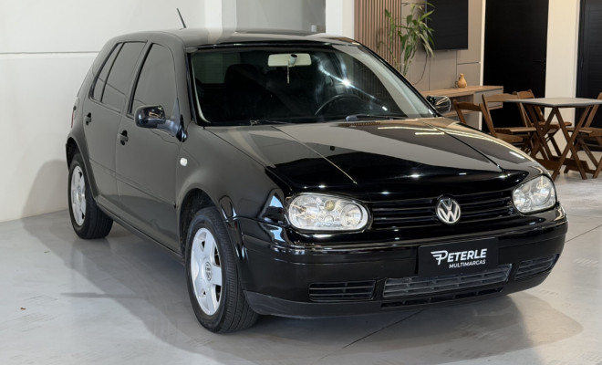 VW - VolksWagen Golf 1.6Mi/ 1.6Mi Gener./Black & Silver 2003 Gasolina-6