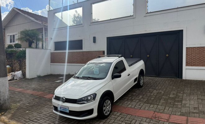 VW - VolksWagen Saveiro Trendline 1.6 T.Flex 8V 2016 Flex-0