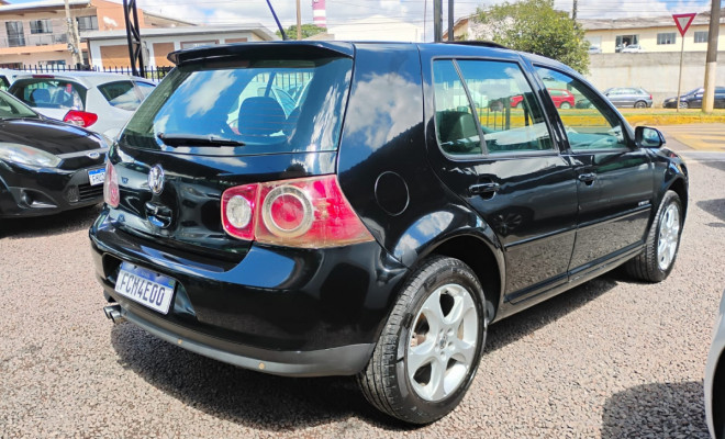 VW - VolksWagen Golf Sportline 1.6 Mi Total Flex 8V 4p 2008 Flex-0