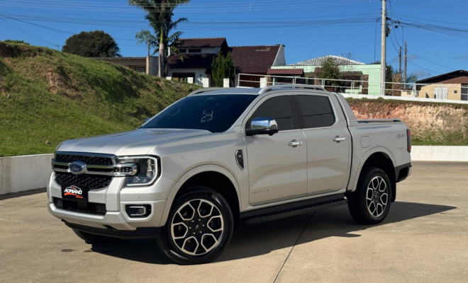 RANGER LIMITED+ 3.0 V6 4x4 AUT. 2024 DIESEL | TOPO DE LINHA, V6 PODEROSO E PACOTE MÁXIMO DE TECNOLOGIA!