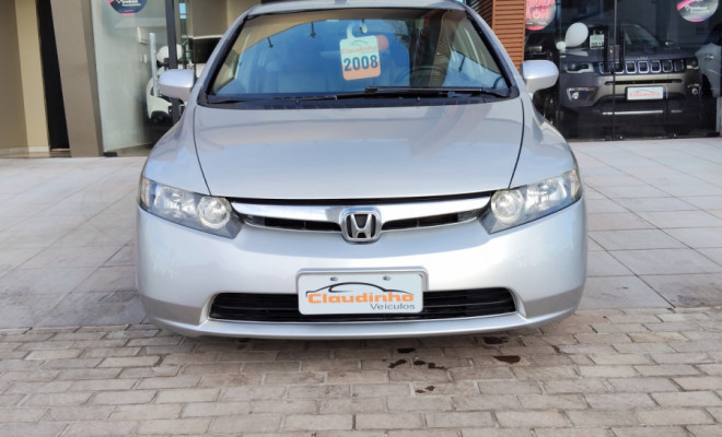Honda Civic Sedan LXS 1.8/1.8 Flex 16V Aut. 4p 2008 Flex-3