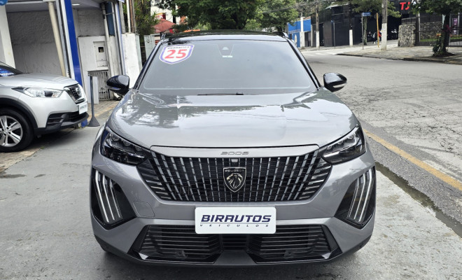 Peugeot 2008 GT Turbo 200 2025 | Teto Solar | Garantia de Fábrica-0