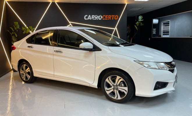 Honda CITY Sedan EX 1.5  Aut. 2015 Flex  Desempenho e Conforto-0