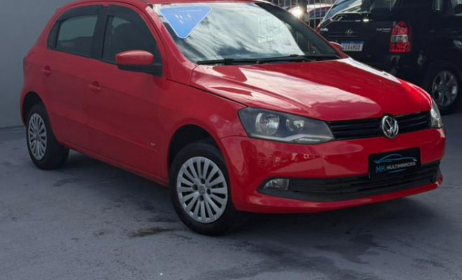 VW - VolksWagen Gol (novo) 1.0 Mi Total Flex 8V 4p 2014 Flex-0
