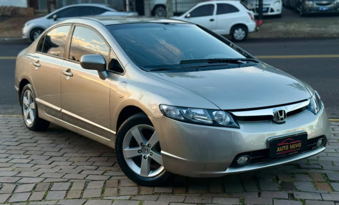 Honda Civic Sedan LXS 1.8/1.8 Flex 16V Aut. 4p 2008 Flex-6