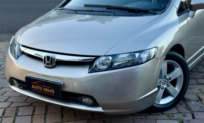 Honda Civic Sedan LXS 1.8/1.8 Flex 16V Aut. 4p 2008 Flex-1