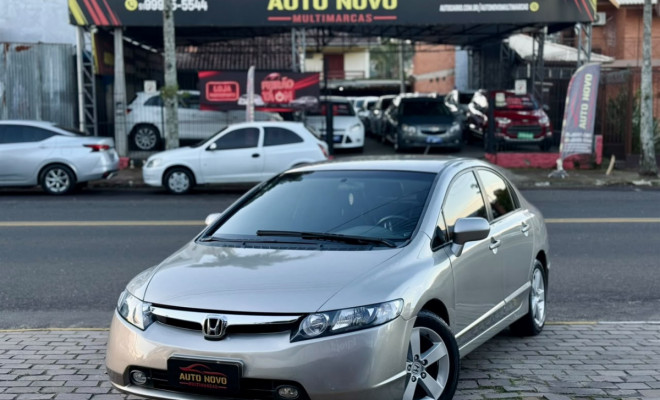 Honda Civic Sedan LXS 1.8/1.8 Flex 16V Aut. 4p 2008 Flex
