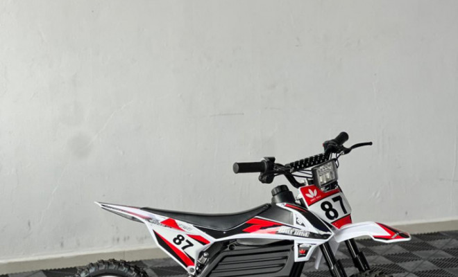 ALMADA Moto de trilha infantil 100% elétrica homem aranha 2026 Elétrico-2