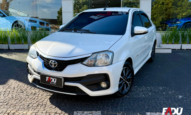 Toyota ETIOS PLATINUM Sed. 1.5 Flex 16V 4p Aut. 2018 Flex