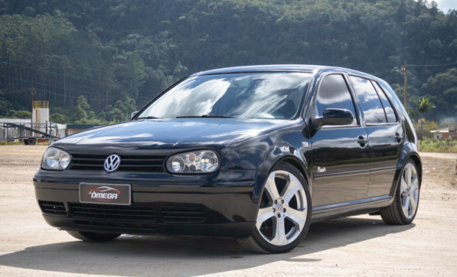 VW - VolksWagen Golf 1.6Mi/ 1.6Mi Gener./Black & Silver 2006 Gasolina-2