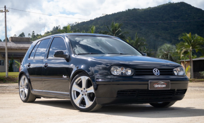 VW - VolksWagen Golf 1.6Mi/ 1.6Mi Gener./Black & Silver 2006 Gasolina