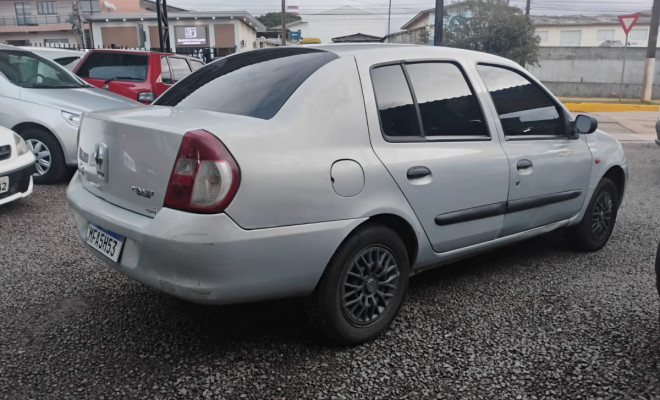 Renault Clio Sed. Authentique Hi-Flex 1.0 16V 4p 2008 Flex-0